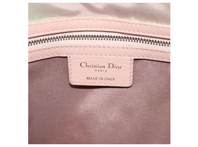 Christian Dior Canage Tote Bag Coated Canvas Pink Gold - Ansicht 16