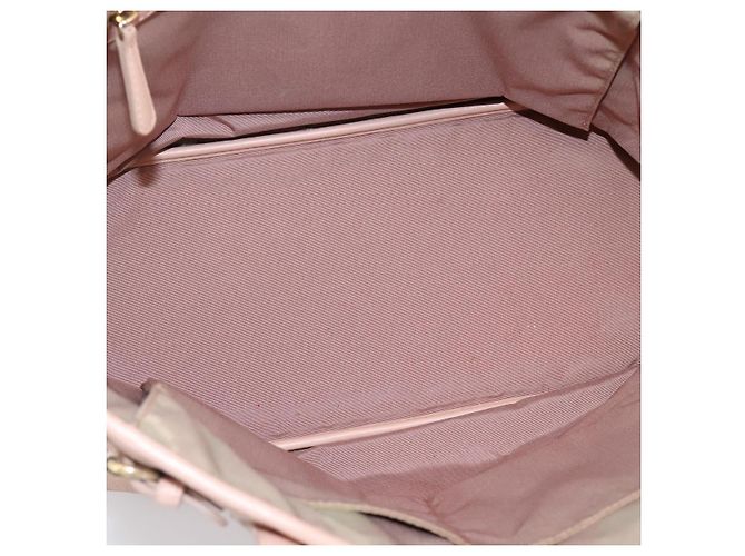 Christian Dior Canage Tote Bag Coated Canvas Pink Gold - Ansicht 17