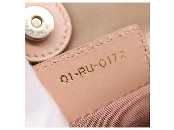 Christian Dior Canage Tote Bag Coated Canvas Pink Gold - Ansicht 22