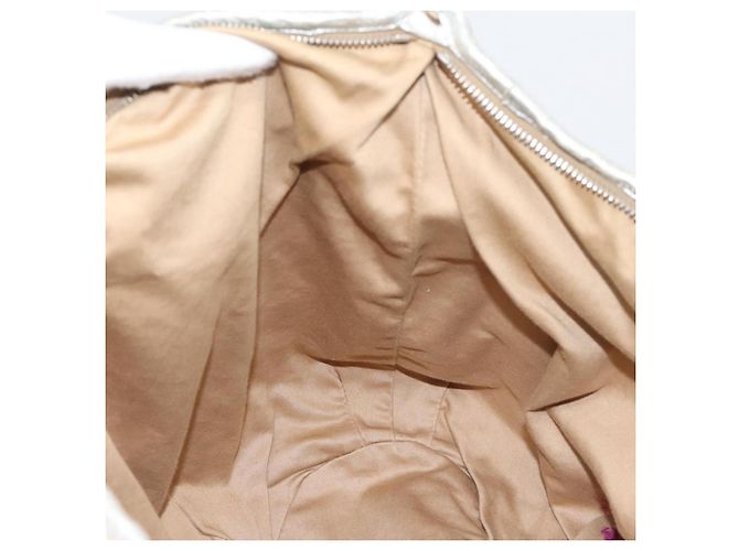 Miu Miu Hand Bag Leather 2way Silver Gold - vista 27