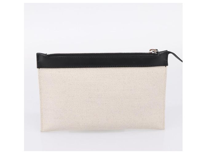 Balenciaga Navy Cabas S Tote Bag Canvas White Black 339933 - vista 21