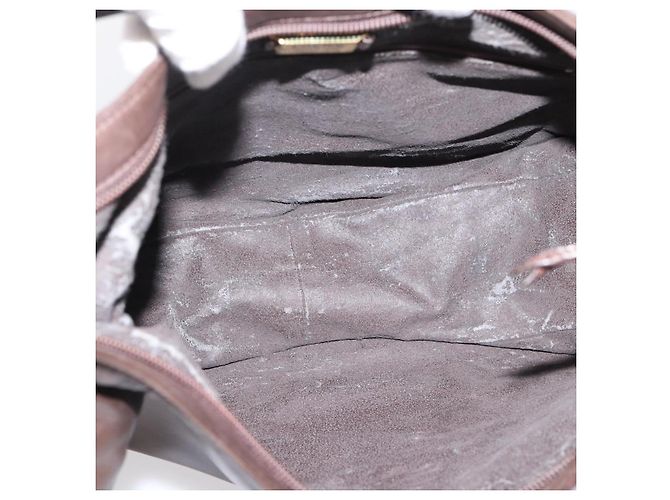 LOEWE Anagram Shoulder Bag Leather Brown - vista 12