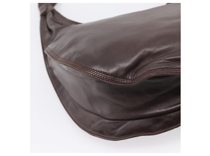 LOEWE Anagram Shoulder Bag Leather Brown - vista 16