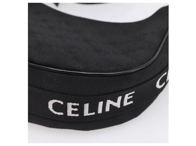 Céline CELINE Ava Medium Shoulder Bag Canvas Black Silver - Ansicht 14