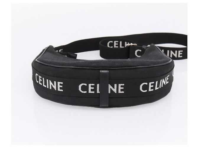 Céline CELINE Ava Medium Shoulder Bag Canvas Black Silver - Ansicht 5