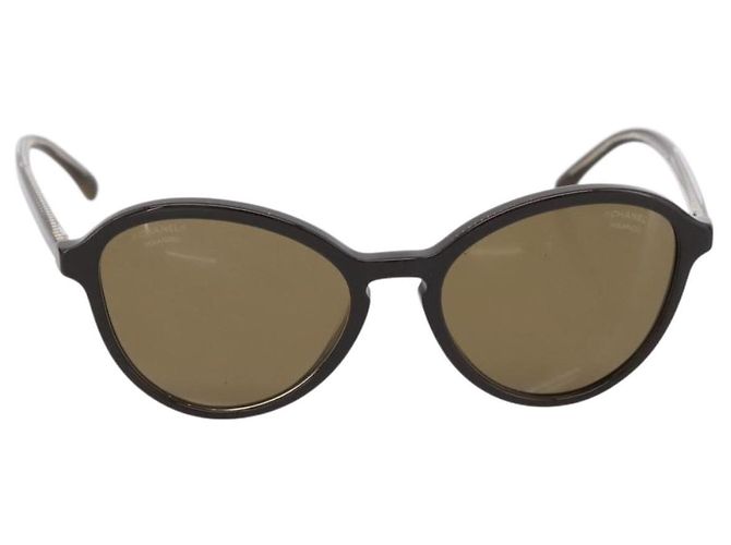 Gafas de sol CHANEL Plástico Marrón Oscuro CC - vista 13