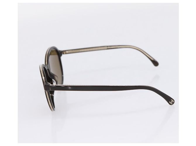 Gafas de sol CHANEL Plástico Marrón Oscuro CC - vista 5