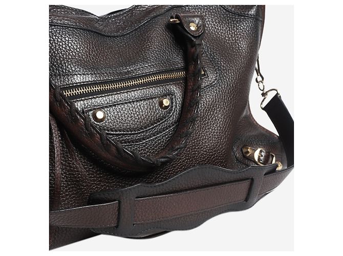 Balenciaga Borsa tote Classic City marrone - vista 5