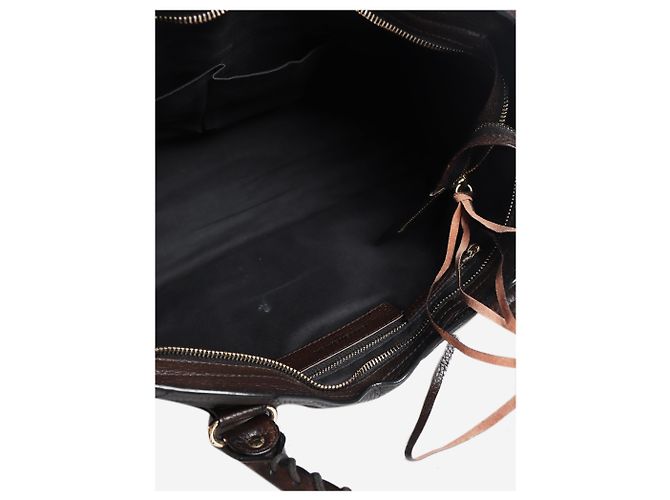 Balenciaga Borsa tote Classic City marrone - vista 6