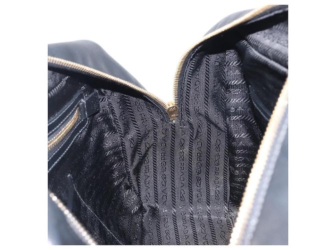 PRADA Hand Bag Saffiano leather Black Gold - vista 23