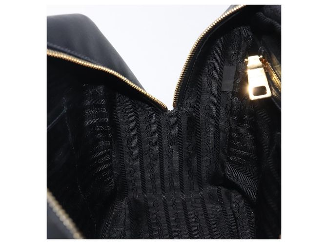 PRADA Hand Bag Saffiano leather Black Gold - vista 24