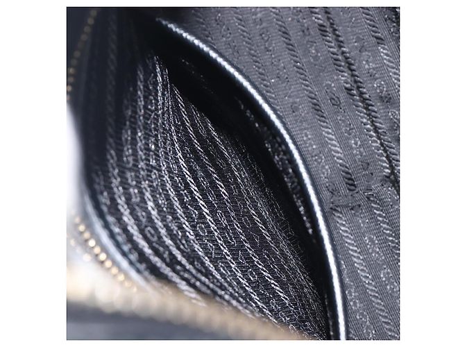PRADA Hand Bag Saffiano leather Black Gold - vista 27