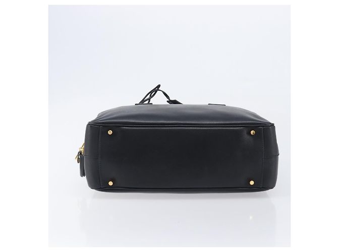 PRADA Hand Bag Saffiano leather Black Gold - vista 5