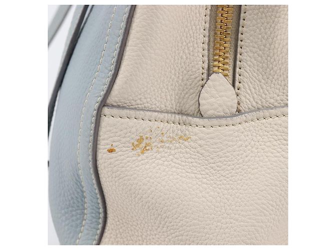 Miu Miu Hand Bag Leather 2way Light Blue Gold - vista 6