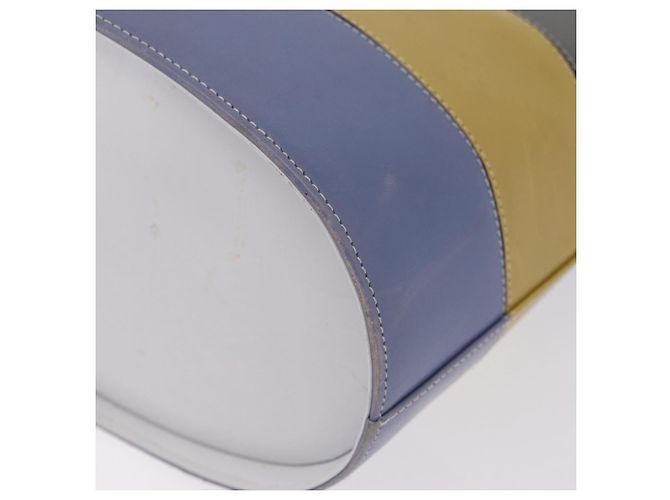 Salvatore Ferragamo Shoulder Bag Leather White Gold - vista 18