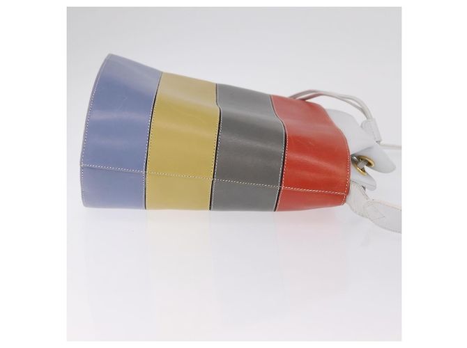 Salvatore Ferragamo Shoulder Bag Leather White Gold - vista 3