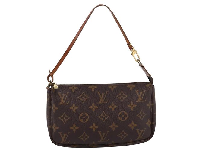LOUIS VUITTON Monogram Pochette Accessoires Pouch M51980 LV - vista 13