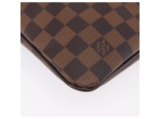 LOUIS VUITTON Damier Ebene Pochette Platt Brooklyn Bag N41100 LV - vista 18