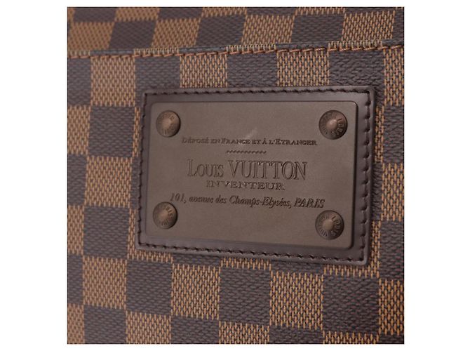 LOUIS VUITTON Damier Ebene Pochette Platt Brooklyn Bag N41100 LV - vista 20