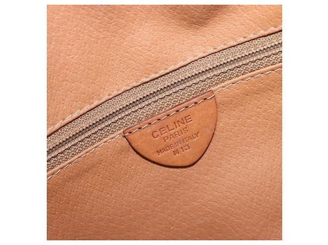 Céline CELINE Macadam Shoulder Bag PVC Brown Gold Tone - vista 12