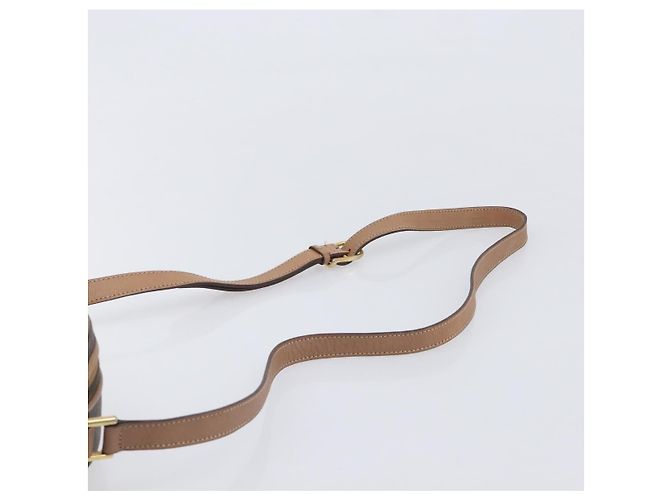 Céline CELINE Macadam Shoulder Bag PVC Brown Gold Tone - vista 14