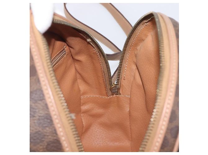 Céline CELINE Macadam Shoulder Bag PVC Brown Gold Tone - vista 21