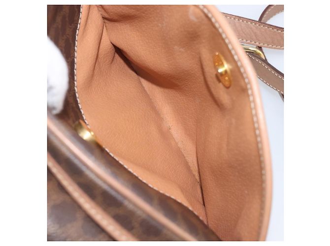 Céline CELINE Macadam Shoulder Bag PVC Brown Gold Tone - vista 25