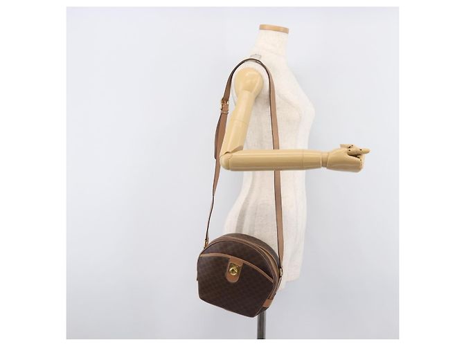 Céline CELINE Macadam Shoulder Bag PVC Brown Gold Tone - vista 26