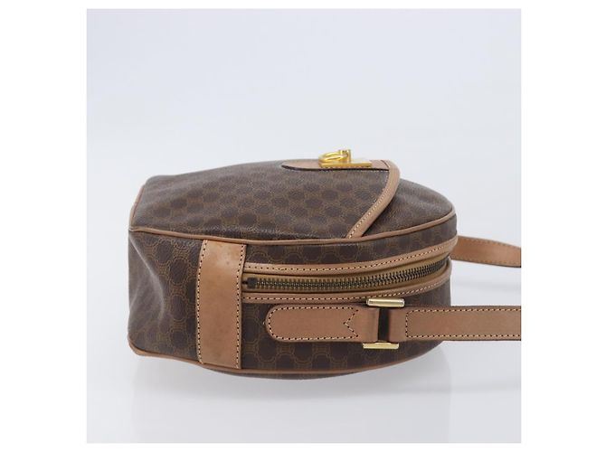 Céline CELINE Macadam Shoulder Bag PVC Brown Gold Tone - vista 3