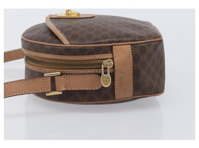 Céline CELINE Macadam Shoulder Bag PVC Brown Gold Tone - vista 4