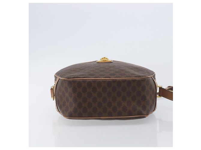 Céline CELINE Macadam Shoulder Bag PVC Brown Gold Tone - vista 5
