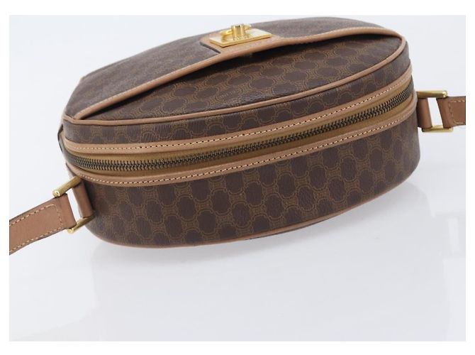 Céline CELINE Macadam Shoulder Bag PVC Brown Gold Tone - vista 6