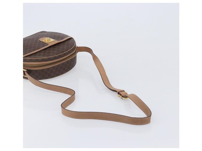 Céline CELINE Macadam Shoulder Bag PVC Brown Gold Tone - vista 7