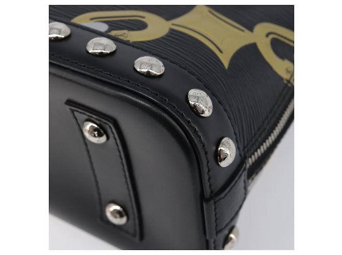 LOUIS VUITTON Epi Chain Alma BB Hand Bag Black M42482 LV - vista 18