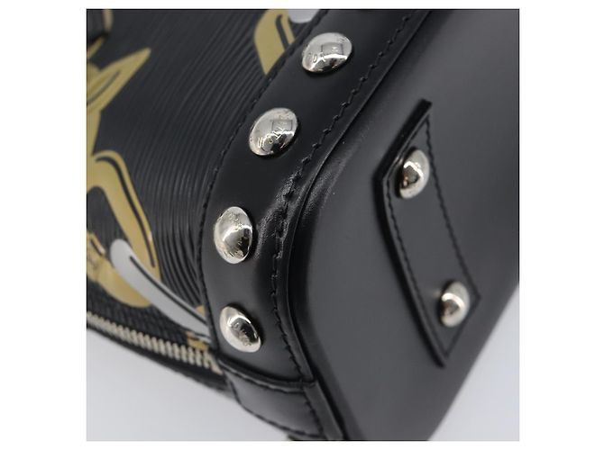 LOUIS VUITTON Epi Chain Alma BB Hand Bag Black M42482 LV - vista 19