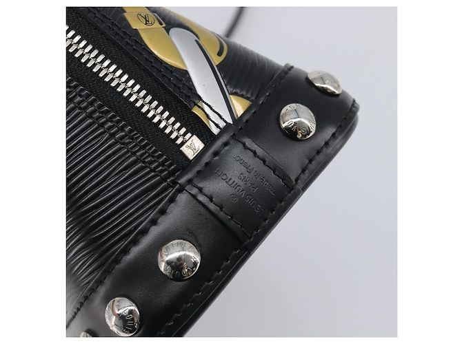 LOUIS VUITTON Epi Chain Alma BB Hand Bag Black M42482 LV - vista 22