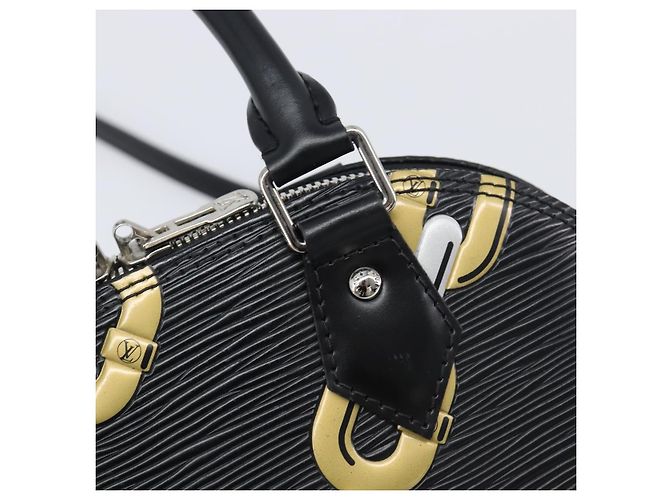 LOUIS VUITTON Epi Chain Alma BB Hand Bag Black M42482 LV - vista 23
