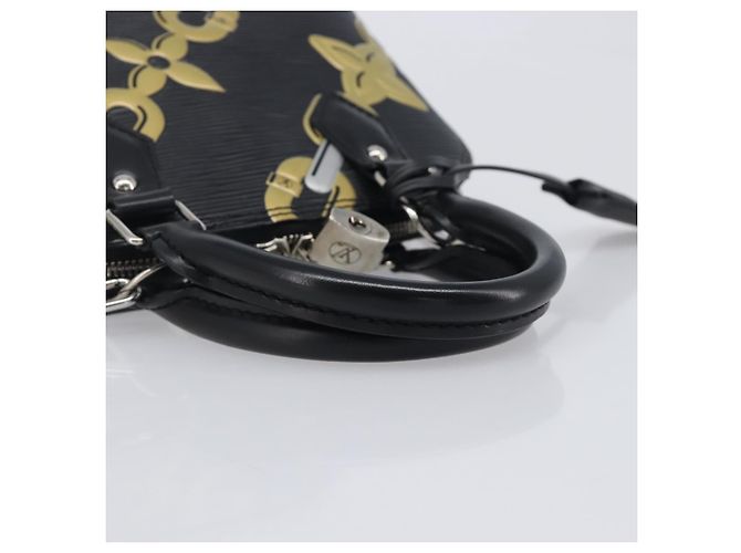LOUIS VUITTON Epi Chain Alma BB Hand Bag Black M42482 LV - vista 7