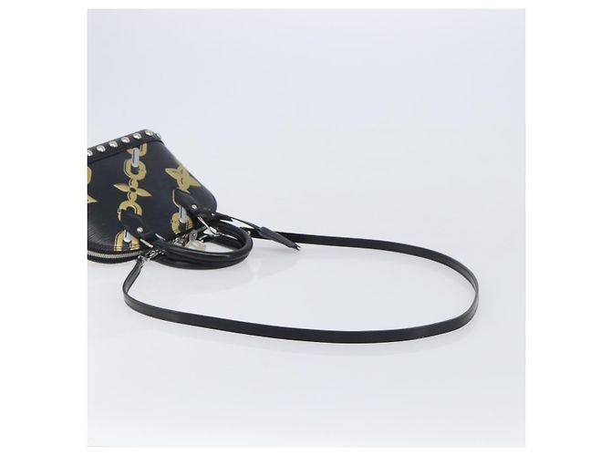 LOUIS VUITTON Epi Chain Alma BB Hand Bag Black M42482 LV - vista 8