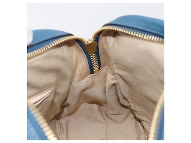 Chloé Chloe Paraty Hand Bag Leather 2way Blue Gold - vista 25