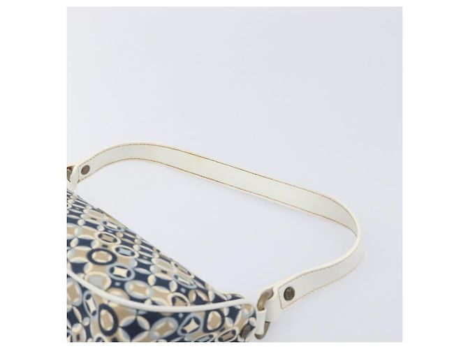 Céline CELINE Hand Bag Canvas Navy Gold Tone - vista 14