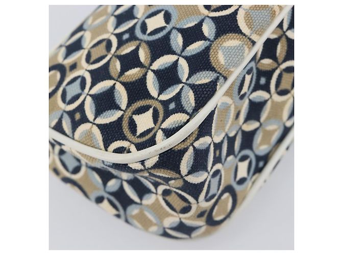 Céline CELINE Hand Bag Canvas Navy Gold Tone - vista 17