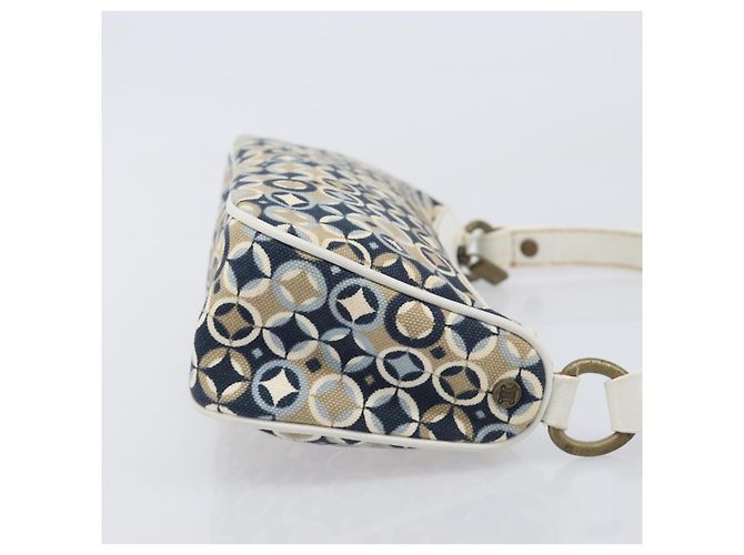 Céline CELINE Hand Bag Canvas Navy Gold Tone - vista 3