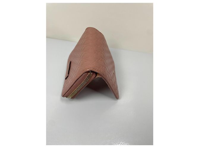 Gucci Microguccissima Cartera con Cierre Perimetral en Piel Rosa - vue 7