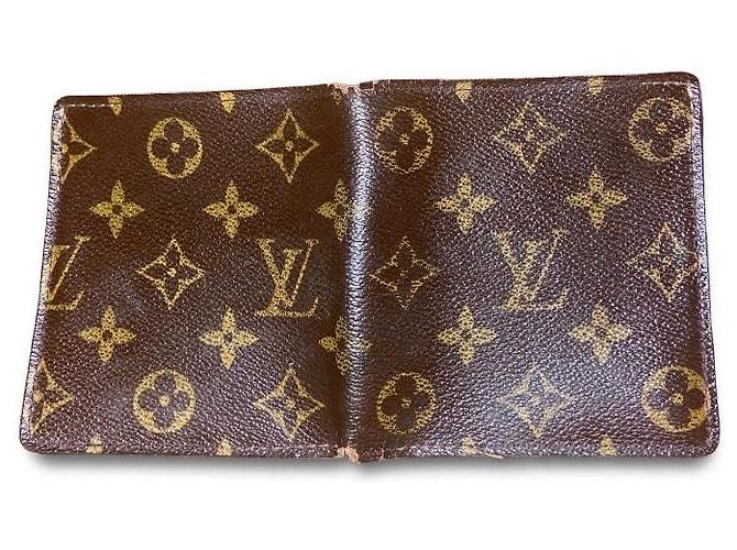 Louis Vuitton Cartera de Lona Monogram Marrón - vista 2
