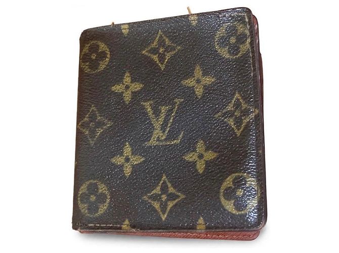 Louis Vuitton Cartera de Lona Monogram Marrón - vista 3