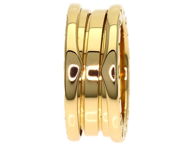 Bulgari Anello Bvlgari B-zero1 a 2 bande in oro giallo 18K - vista 3