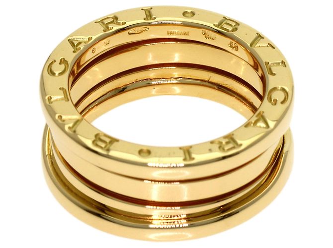 Bulgari Anello Bvlgari B-zero1 a 2 bande in oro giallo 18K - vista 4