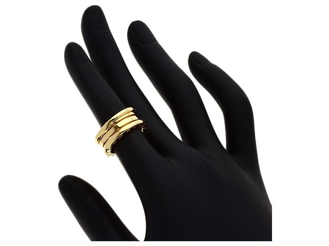 Bulgari Anello Bvlgari B-zero1 a 2 bande in oro giallo 18K - vista 5