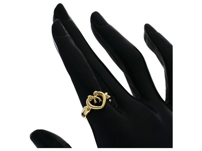 Autre Marque Anello Tiffany & Co. Heart with Bow in oro giallo 18K - vista 7